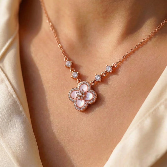 Collana quadrifoglio