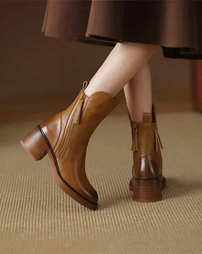 Luva– Stivaletti in pelle  eleganti